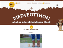 Tablet Screenshot of medveotthon.hu